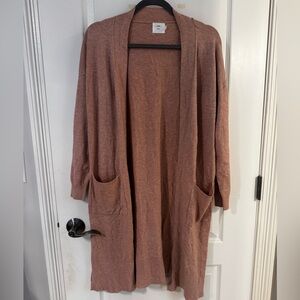 Luna Ivy Dusty Rose Duster Cardigan size small